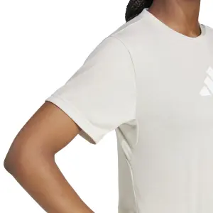 T-shirt med damernas logotyp adidas Essentials Performance image-4