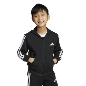 Hooded sweatshirt with zipper adidas Essentials image-1