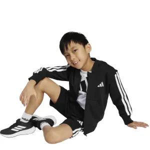 Hooded sweatshirt with zipper adidas Essentials image-3