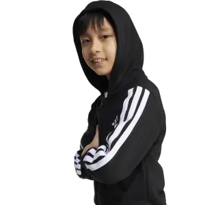 Hooded sweatshirt with zipper adidas Essentials image-6