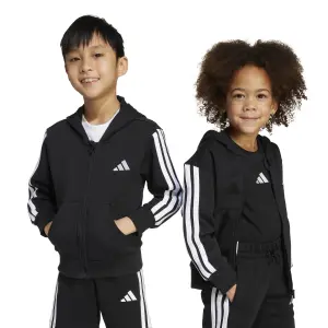 Hooded sweatshirt with zipper adidas Essentials image-2