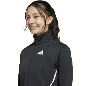 Sudadera con cremallera infantil adidas Essentials Game & Go Full Crew image-4