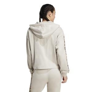 Sweatshirt à capuche femme adidas Animal Print 3 stripes image-3