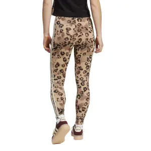 Damskie legginsy adidas Animal Print 3-Stripes image-2