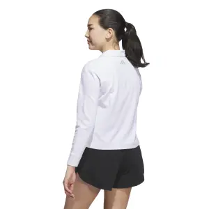 Women's long-sleeved polo shirt adidas Beyond image-3