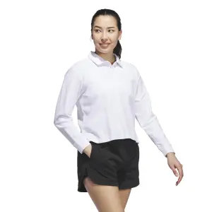 Women's long-sleeved polo shirt adidas Beyond image-2