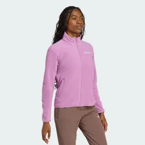 Tecido polar com fecho de correr para mulher adidas Terrex Essentials image-2