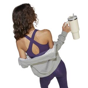 Girl's Sports bra adidas All Sports Marshmallow image-5