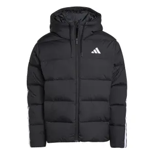 Jakke med hætte adidas Essentials 3-Stripes