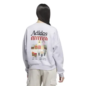 Felpa da donna adidas Farmers Market Graphic image-3