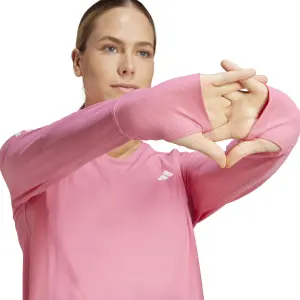 Camiseta de manga larga para mujer adidas Own the Run image-5