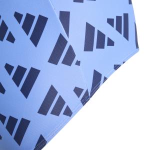 Badrockssuit med V-rygg och grafisk logotyp för flickor adidas image-5