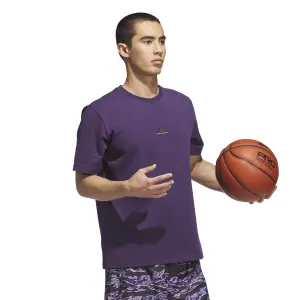 Camiseta de baloncesto estampada adidas image-4