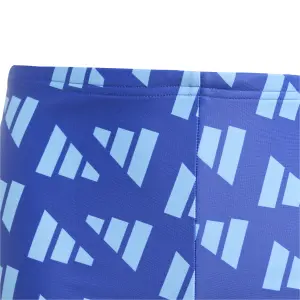 Grafiska badbyxor med logotyp för barn adidas image-3