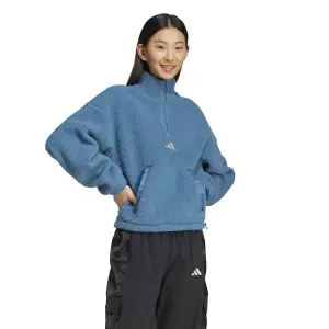 Pile donna con mezza zip adidas Holiday image-2