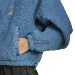Pile donna con mezza zip adidas Holiday image-4