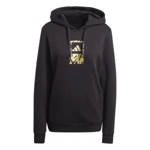 Felpa con cappuccio da donna adidas Tech Metallic Graphic image-0