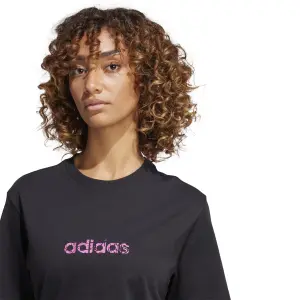 T-shirt för kvinnor adidas Camo Linear Graphic image-4