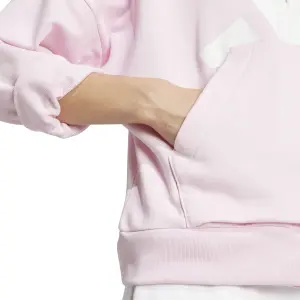 Dames sweatshirt met losse capuchon adidas Essentials Big Logo French Terry image-5