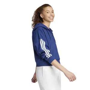 Sweatshirt à capuche 1/4 Zip femme adidas Essentials 3-Stripes image-3
