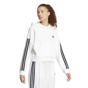 Sweatshirt à capuche 1/4 zip femme adidas Essentials 3-Stripes image-2