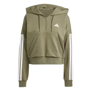 Women's hooded sweatshirt adidas Essentials 3-Stripes French Terry image-0