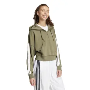 Women's hooded sweatshirt adidas Essentials 3-Stripes French Terry image-2