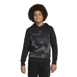 Camisola com capuz para criança adidas Essentials Camo Fleece image-1