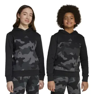 Camisola com capuz para criança adidas Essentials Camo Fleece image-3
