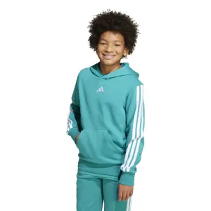 Felpa con cappuccio per bambini adidas Essentials 3-Stripes Fleece image-1