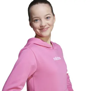 Sudadera con capucha infantil adidas LIN FL HD image-6