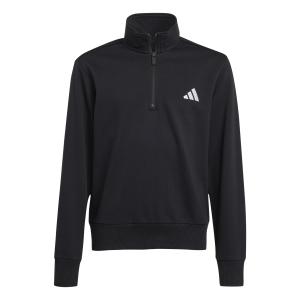jn2433-sudadera-1-2-cremallera-infantil-adidas-essentials-blanco-y-negro