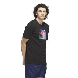 Camiseta adidas Lights Hoops Graphic image-3