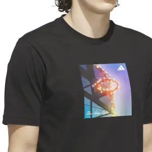 Camiseta adidas Lights Hoops Graphic image-4