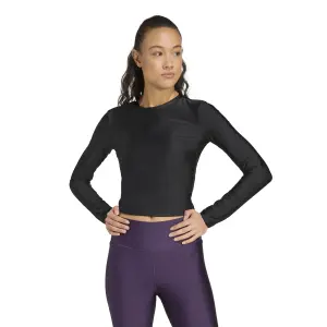 Langarmtrikot für Damen adidas Workout Essentials Shine image-1