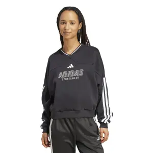 Sweatshirt molleton 3 bandes femme adidas Tiro image-1