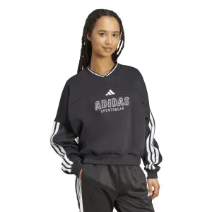 Sweatshirt molleton 3 bandes femme adidas Tiro image-2