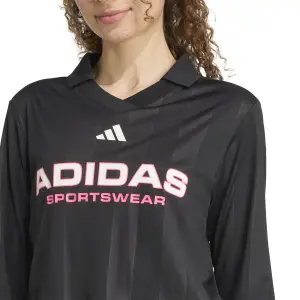 Polo de manga larga para mujer adidas Tiro image-5