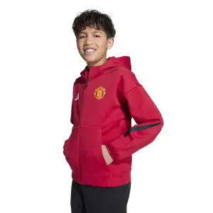 Manchester United Kinder Kapuzenjacke mit Volllänge-Reißverschluss Z.N.E. Anthem 2025/26 image-1