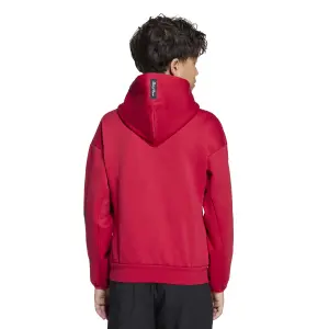 Manchester United Kinder Kapuzenjacke mit Volllänge-Reißverschluss Z.N.E. Anthem 2025/26 image-4