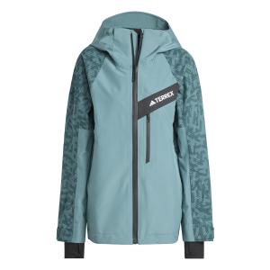 Casaco à prova de água para mulheres adidas Terrex Techrock Hybrid