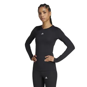 Camiseta de manga larga para mujer adidas Techfit image-1