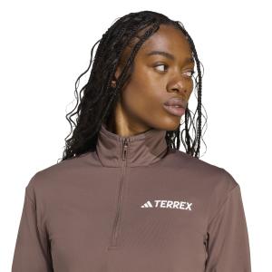 Fleece 1/2 Zip Damen adidas Terrex Multi Climawarm image-5