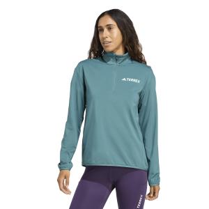 Velo feminino 1/2 velo zip adidas Terrex Multi Climawarm image-1