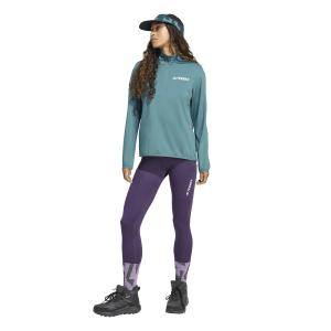 Velo feminino 1/2 velo zip adidas Terrex Multi Climawarm image-4