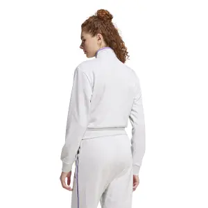 Sweatshirt crop 1/4 zip femme adidas Essentials Color Pop image-3