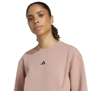 Damska bluza z okrągłym dekoltem adidas Warm Up image-4