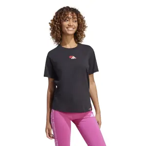 Camiseta de mujer adidas Lounge Mini Graphic image-2