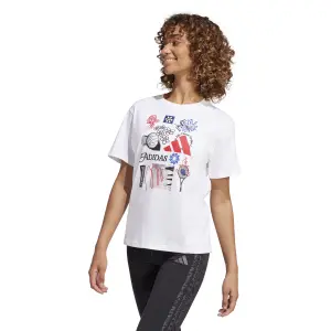 Camiseta de mujer adidas Codes Photoreal Graphic image-1