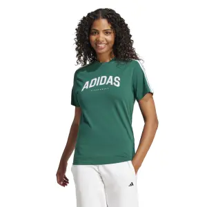 Camiseta de mujer adidas Lounge Soft Side Graphic image-1